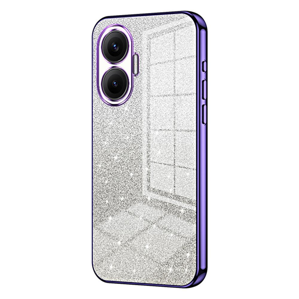 For Xiaomi Redmi Turbo 4 Pro 5G/Poco F7 5G Case Electroplating Gradient Glitter TPU Phone Cover