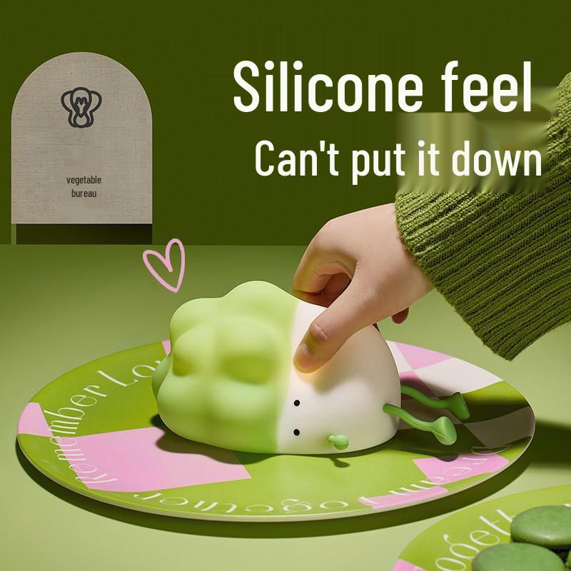 

Big Face Rabbit Night Light - Soft Glow Baby Feeding Lamp, Eye Protection, Tap Control Bedside Gift for Girlfriend s Birthday Multicolor