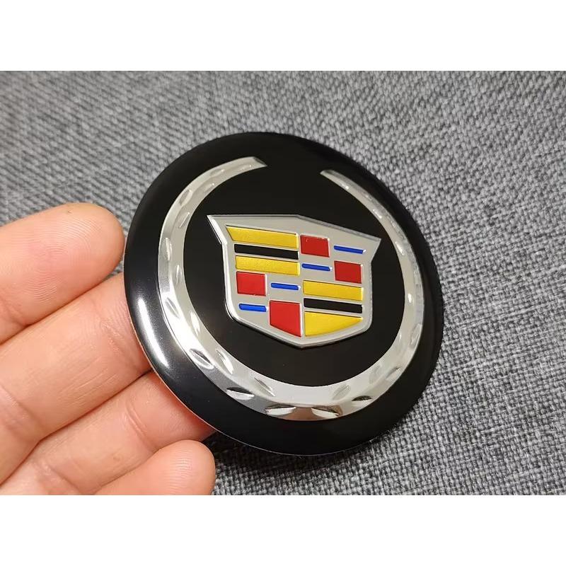 60/65mm Car Wheel Hub Center Emblem Stickers For Cadillac ATS CTS DTS STS SLS XLR Seville CT6 Escalade Exterior Accessories