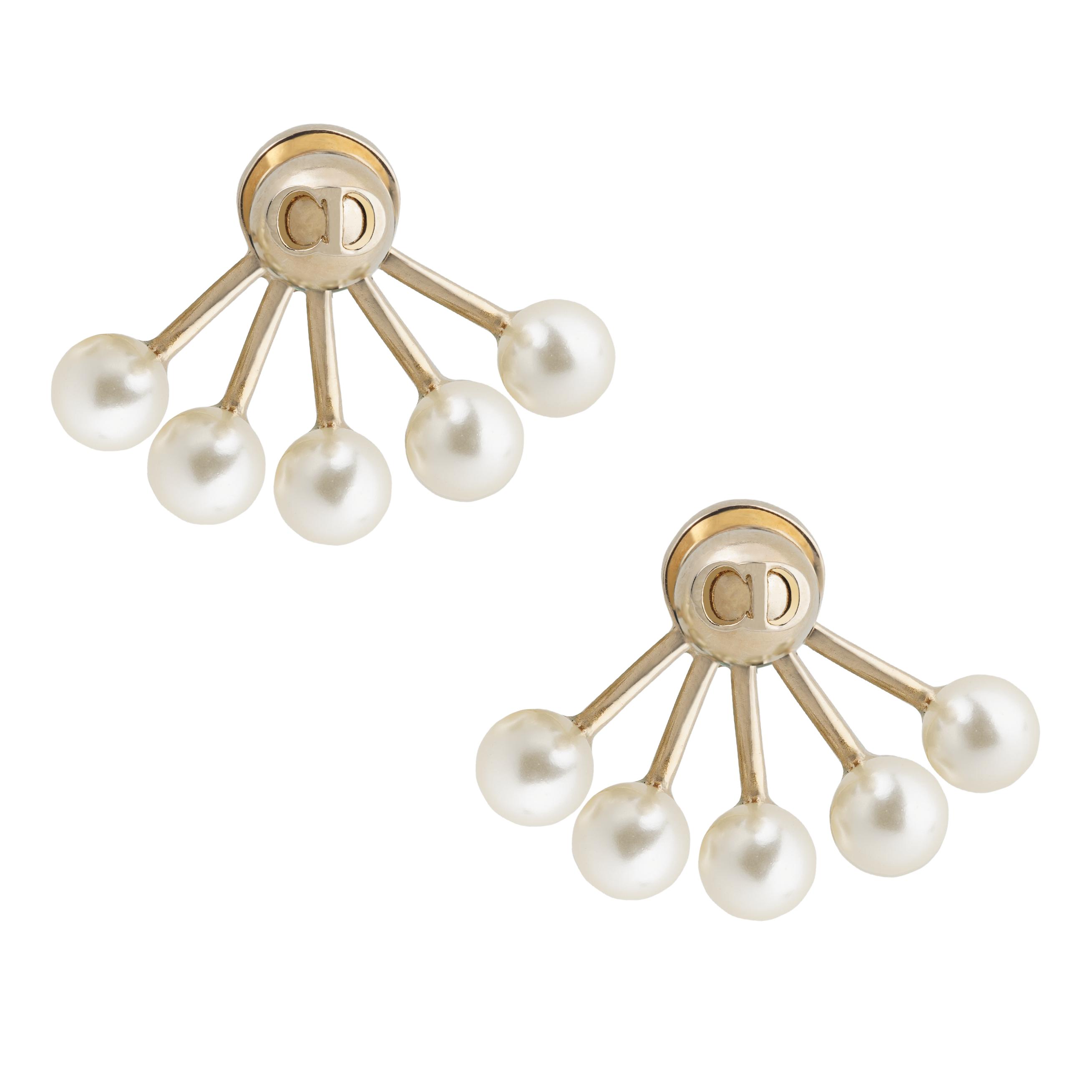 Dior Women's Gold La Petite Tribale Resin Bead Metal Earrings Earrings E0671trers-D301