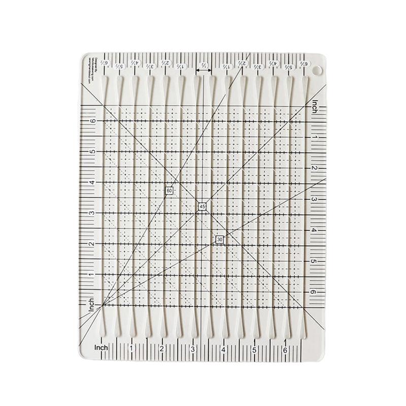 Linijka do cięcia kołdry 5 w 1 Akrylowe przezroczyste kwadratowe szablony Linijka do szycia do cięcia Pikowanie Szycie Rękodzieło