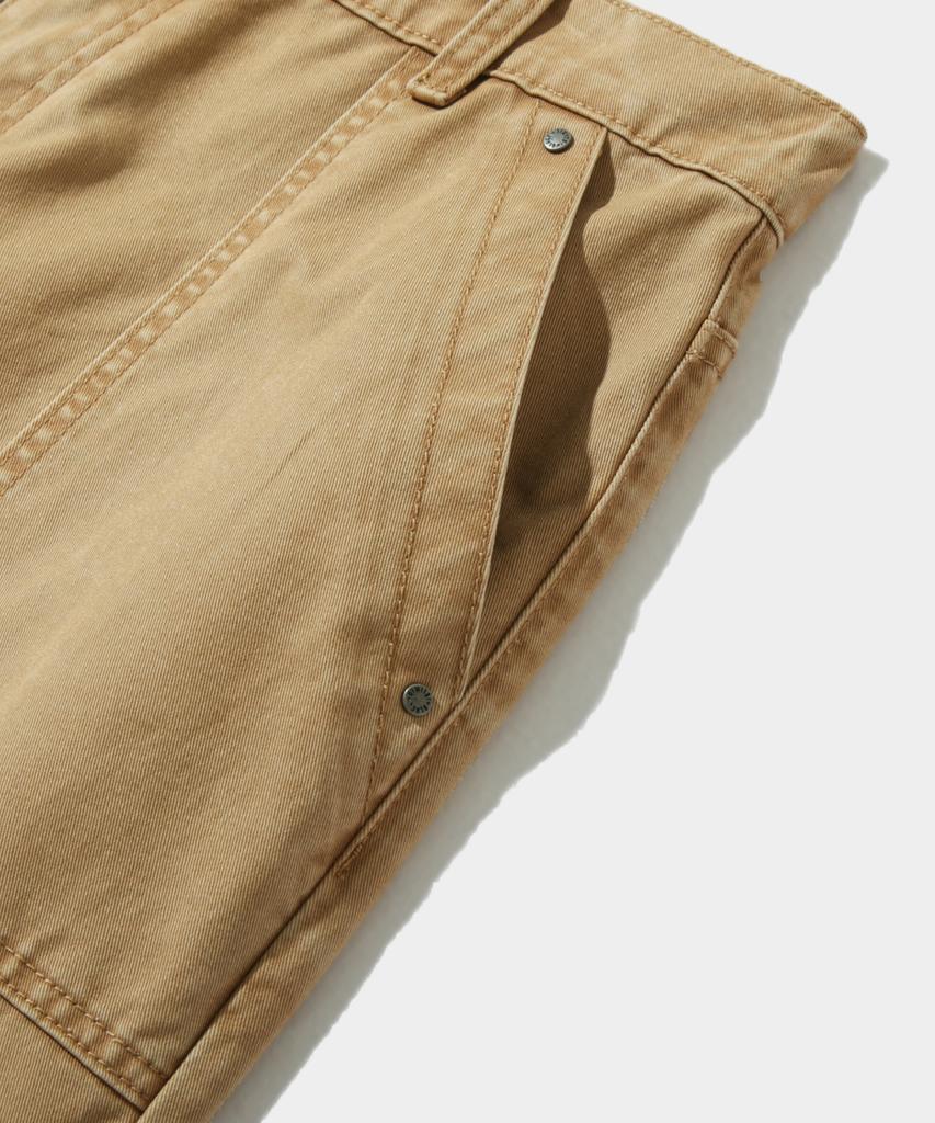 Dimiteulibeullaeg Essential Fade Wash Fatigue Pants_Beige