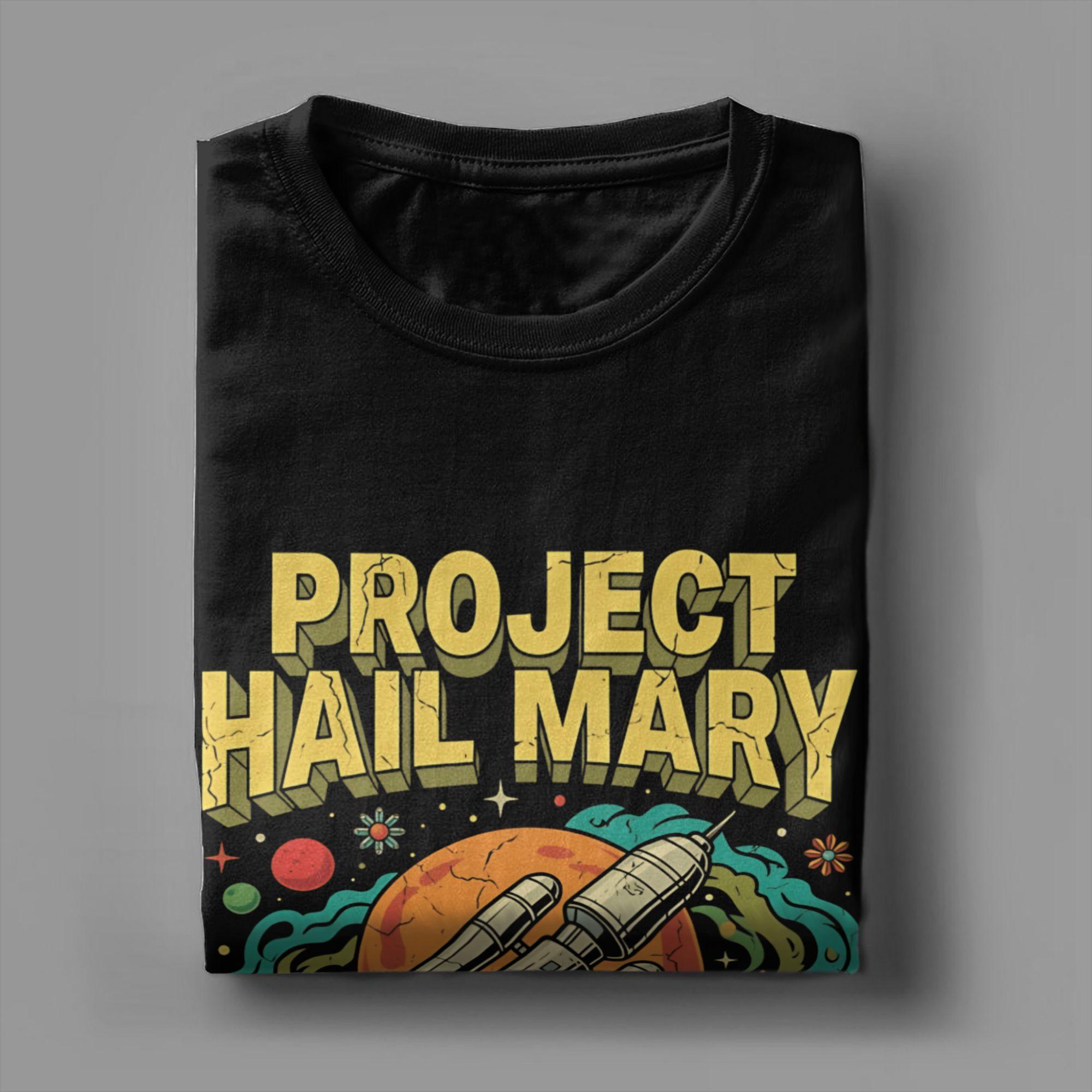 

Harajuku T Shirt Project Hail Mary Sci Fi Graphic 100 Cotton TShirts Hip Hop Tshirt for Unisexs Beach Y2K Casual Design Top Tees S