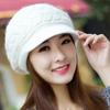 Wool Knitted Wool Hat Ear Protection Duck Tongue Cap Casual Winter Hat  for Women