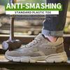 Fashion Safety Shoes Sport Men Protective Shoes Anti-smash Anti-puncture Work Boots Steel Toe Shoes Breathable Men Work Shoes