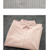 Korean-Japanese Style Striped Oxford Shirt for Women