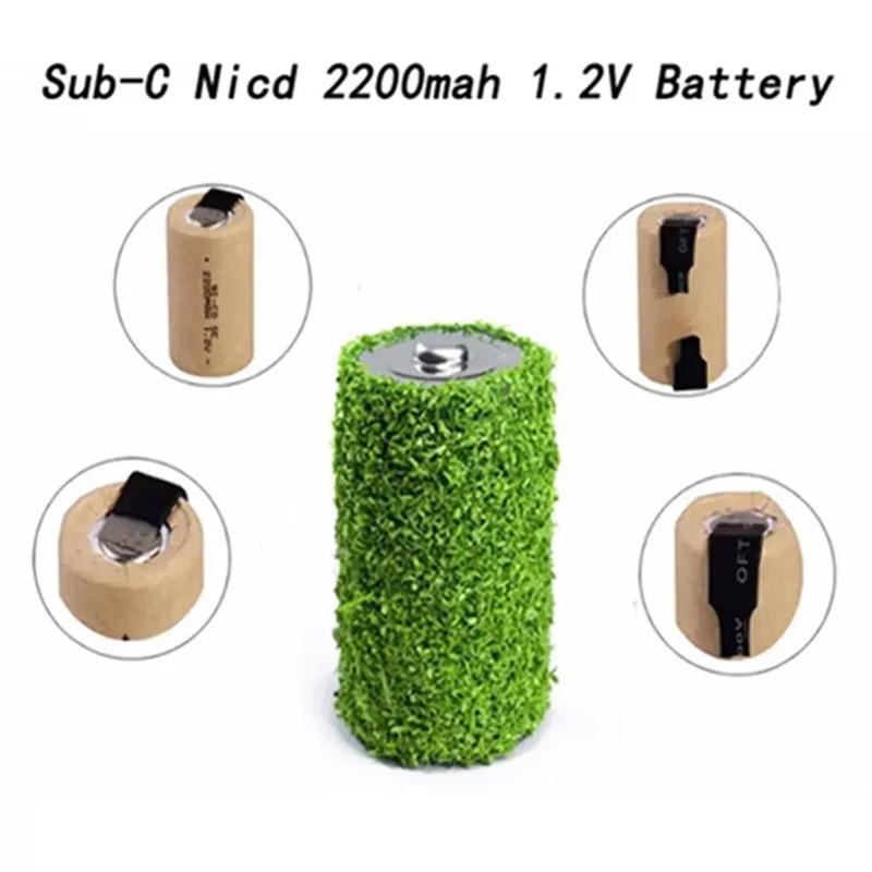 Ni-Cd SC 2200mAh 1.2V Battery for Vacuum Cleaners and Hand Drills