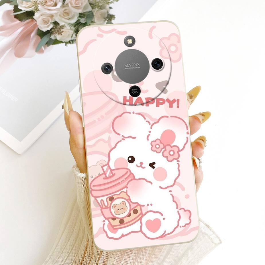 For Honor X9d Case Magic8 Lite Cute Fashion Cartoon Cover Soft TPU Phone Case For Honor Magic 8 Lite X 70 HonorX9d HonorX70 Bags
