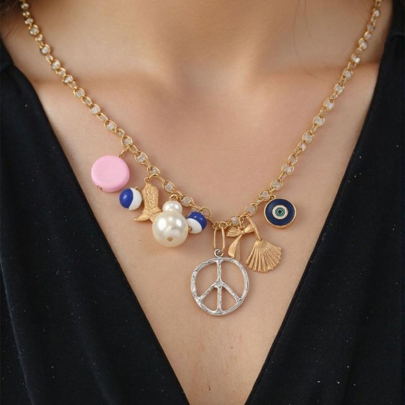Versatile Casual Beach Necklace Jewelry Adjustable Length Clavicle Chain For Daily Wear Dates Gift