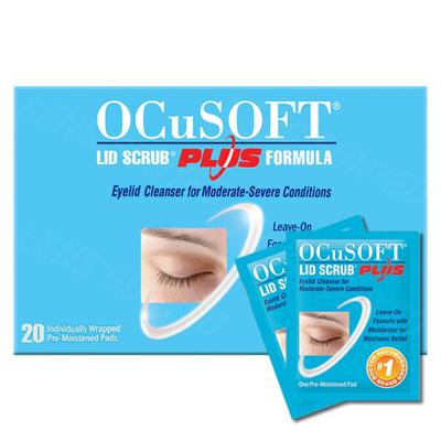 OQsoft Reed Scrub Plus formula szemhéjtisztító, szemmosó, szemtisztító, szemolaj, mirigy, árpa, meibom mirigy ápolás, 20 darab