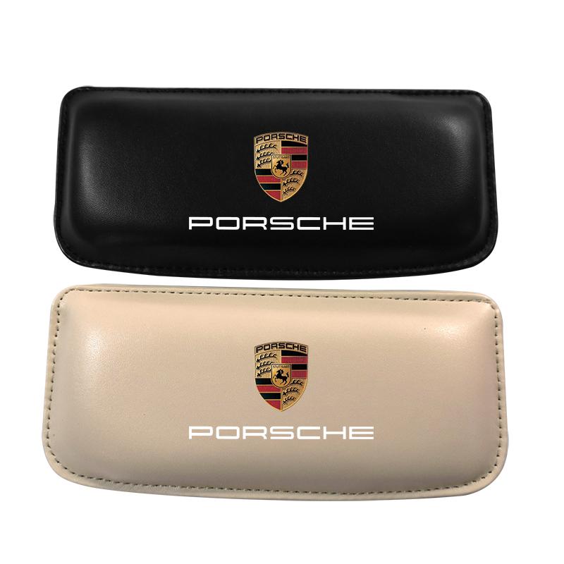1Pcs Car Interior Pillow Comfortable Elastic Cushion Leather Knee Pad For Porsche Cayenne Macan 911 Gt3 918 928 944 968 Boxster Panamera