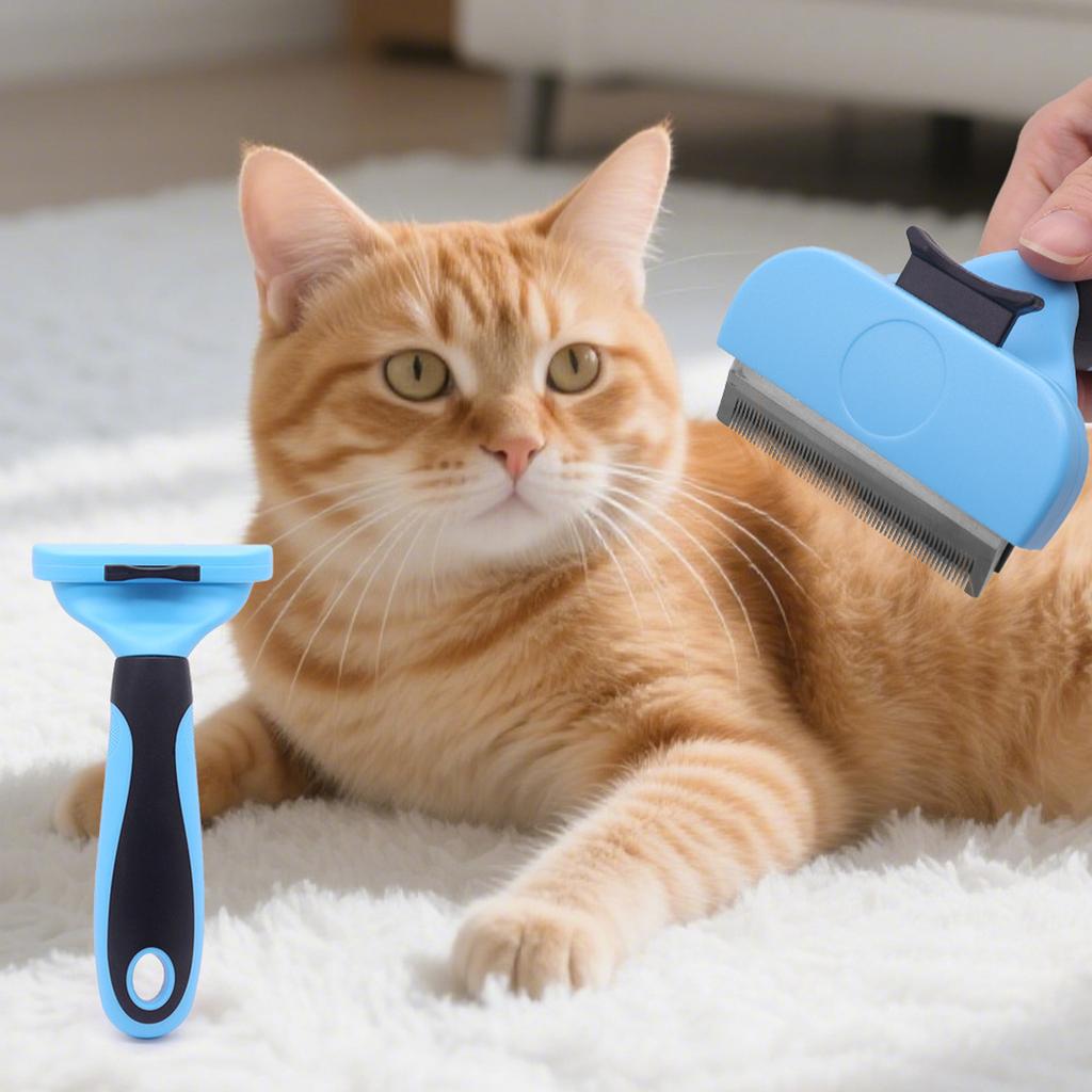 Pet Grooming Comb for Dogs and Cats, Deshedding Brush, Thinning Comb, -matting Tool for Loose Hair