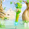 Animation Dinosaur Giraffe Bubble Blowing Machine For Children, Fully Automatic Handheld Bubble Stick, Luminous Bubble Plaything