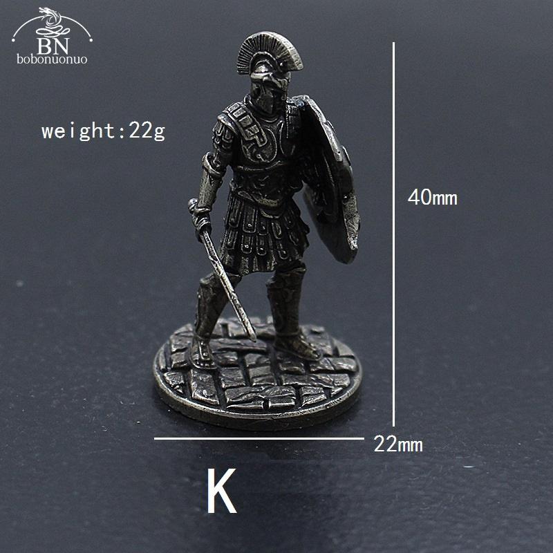 

1 шт., древние спартанские римские солдаты, фигурки, миниатюры, винтажные металлические солдаты, модель, статуя, настольный орнамент, подарок