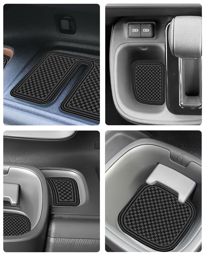 WEIPIN Toyota Sienta 10 Exclusive Rubber Mat Interior Rubber Mat Stain Prevention Door Pocket Sienta 3rd Generation Pocket Mat Durable Noise Reduction