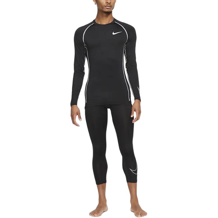 Nike Pro Dri-FIT Slim Fit Fitness Long Pants Men Bottoms Black DD1919-010