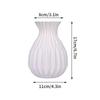 Imitation Ceramic Flower Vase Nordic Solid Color Plastic Dried Plants Vase Flower Arrangement Container Home Living Room Decor