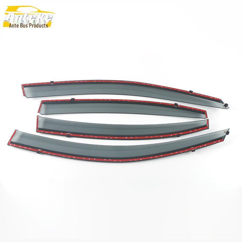 Compatible with GAC GA3/GA3S Plastic Rain Guards: 3D Stainless Steel Decorative Strip for Exterior