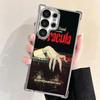 Gothic Vampire Scarlet Art Plating Phone Case For Samsung Galaxy S24 S25 FE S26 Edge S23 Ultra S22 S21 Plus S20 Anti-Fall Airaba