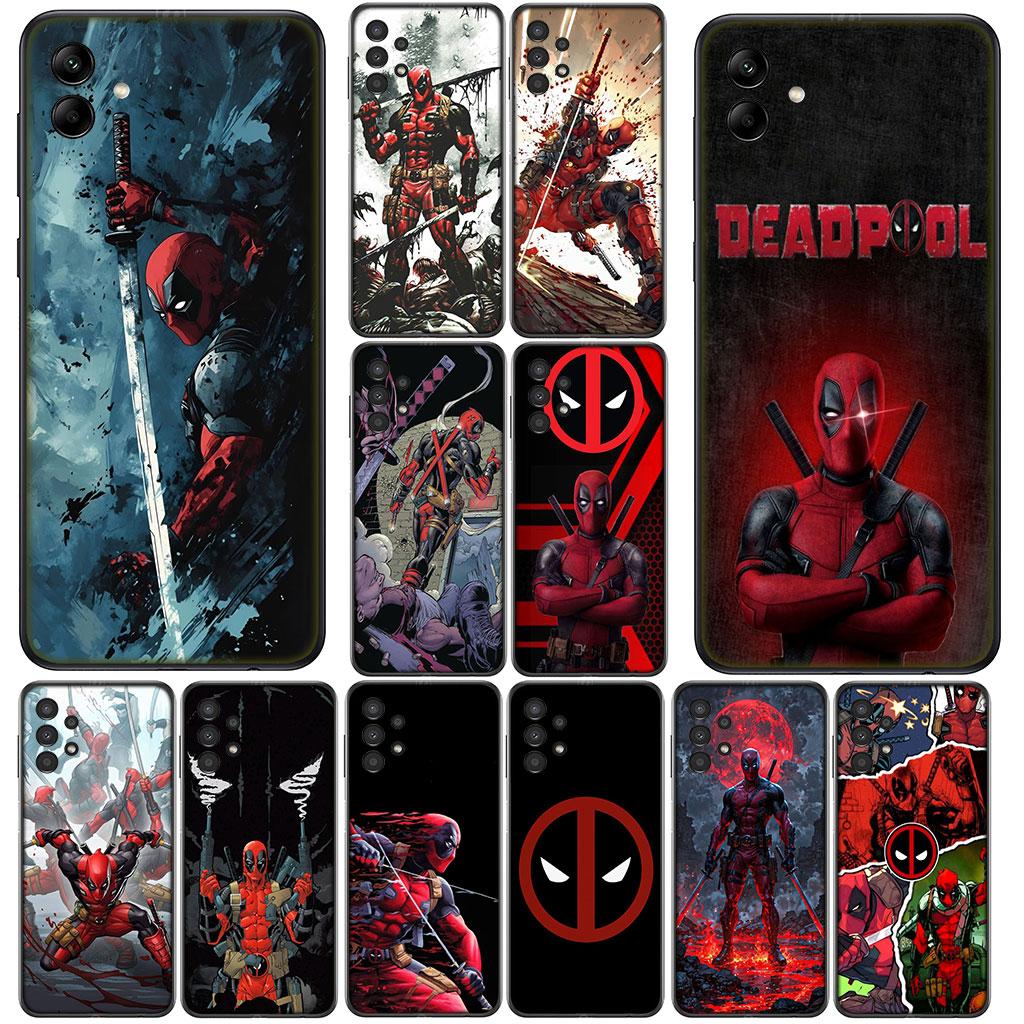 Deadpool Marvel Casing Phone Cover for Apple iPhone 16 15 14 11 Pro Max 7 8 Plus SE2 SE3 SE 2022 2020 Case