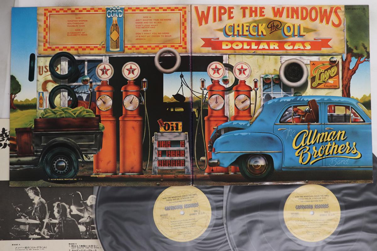 

LP Record ALLMAN BROTHERS BAND - Wipe The Windows, Check The Oil, Do VIP95012 CAPRICORN 1976 Japan Rock Used