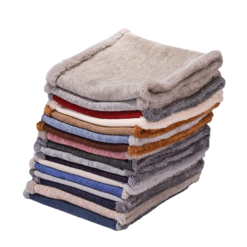 Fleece Neck Cover In Winter, Thickened In Autumn and Winter To Keep Warm, Knitted Wool Scarf, Cold-proof
