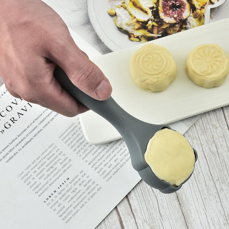 5 Pieces Mooncake Moulds Cookie Cutters Pie Pumpkin Pan Green Bean Stamps Bakery Supplies Kitchen DIY Baking Accessories