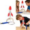 Educational DIY Water Rockets Model Launchers Science Experiment Handcraft Projects With Wooden Materials For Students