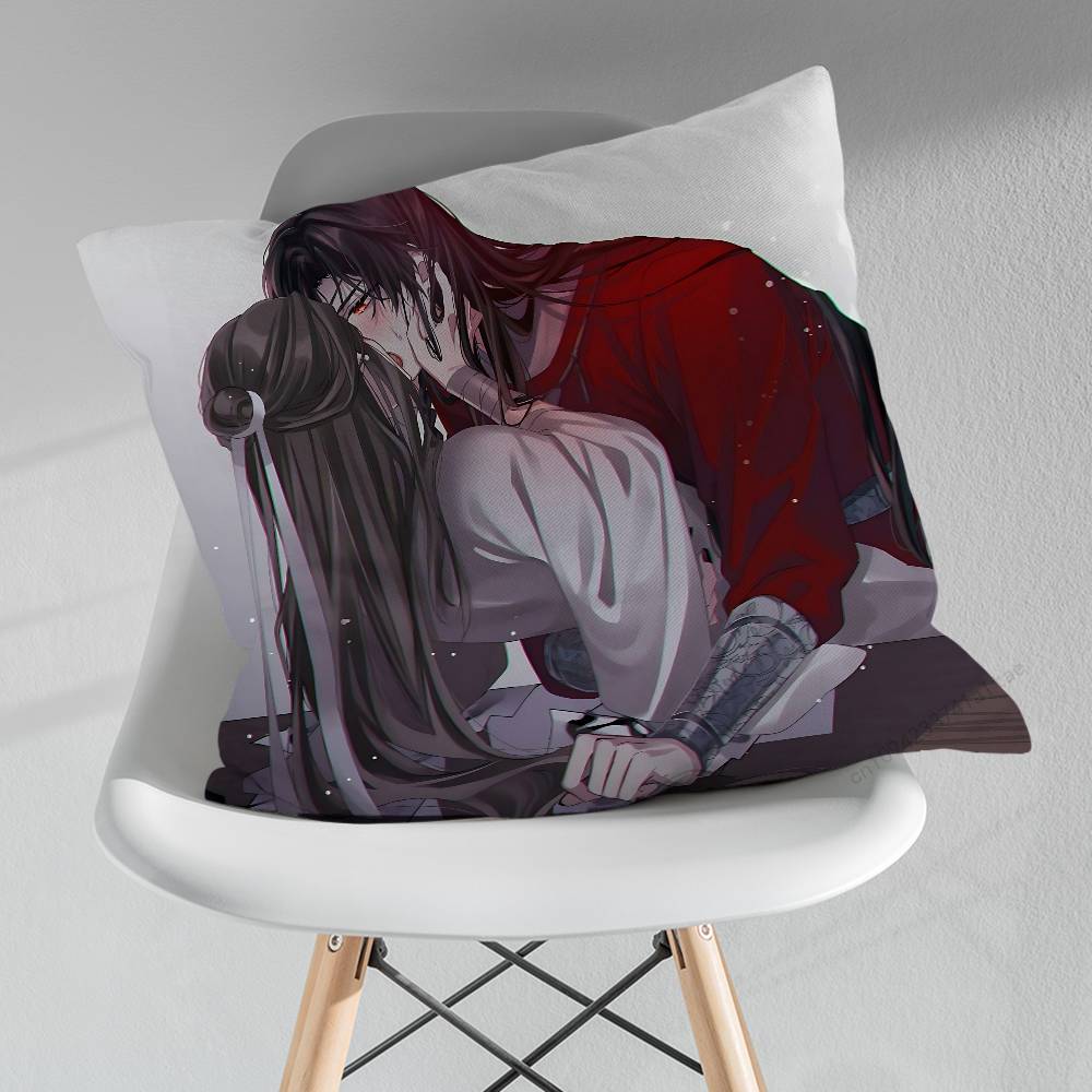 Heavens officials Blessing Pillow Case For 30x30cm45x45cm55x55cm For Home Bedroom Decoration And Protector