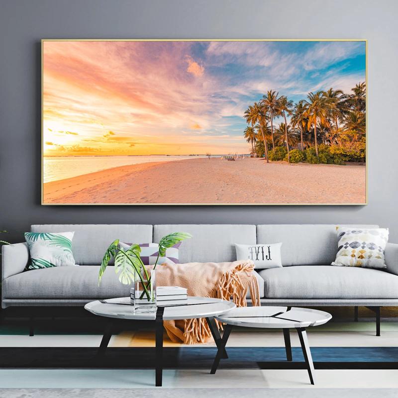 Havlandskap Lerretsmaleri Veggdekorasjoner Stuebilder Moderne Cuadros-plakater og utskrifter Dropship Home Decor Printing