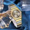 Light Luxury Calendar Room Gold Steel Belt Watch Niche High-End Bamboo Belt Watch Women'S Waterproof Quartz Watch