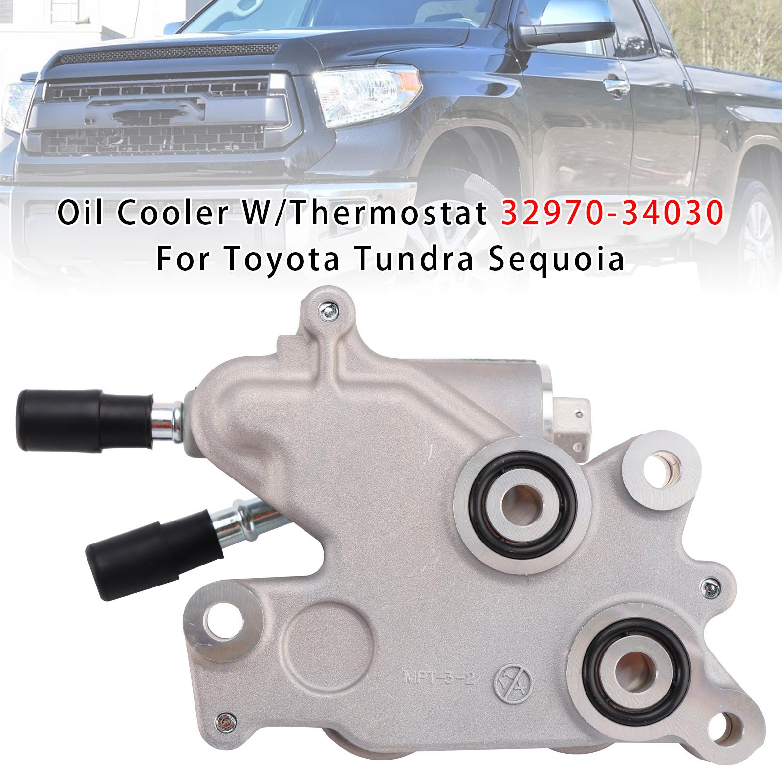 Oil Cooler W/Thermostat 32970-34030 For Toyota Tundra Sequoia