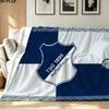 TSG Hoffenheim Print Flannel Blanket High Quality Warm Comfortable Cover for All Seasons Perfect for Gifts Home Decor