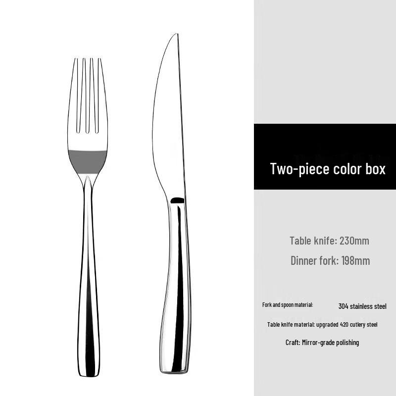 CHUSHI 304 Stainless Steel Dining Set