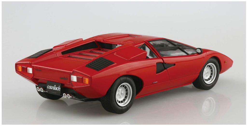 Aoshima Bunka Kyozai The Supercar Series 01 Lamborghini Countach LP400 1974 Plastic Model (AOSHIMA) 1/24 No.