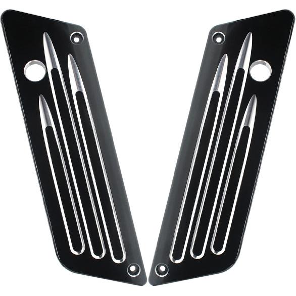 

Saddlebag Saddle Bag Latch Covers Hardware Mount Compatible for 1993-2013 Harley Davidson Road Glide Touring Street Glide Electra Glide (Chrome) чёрный