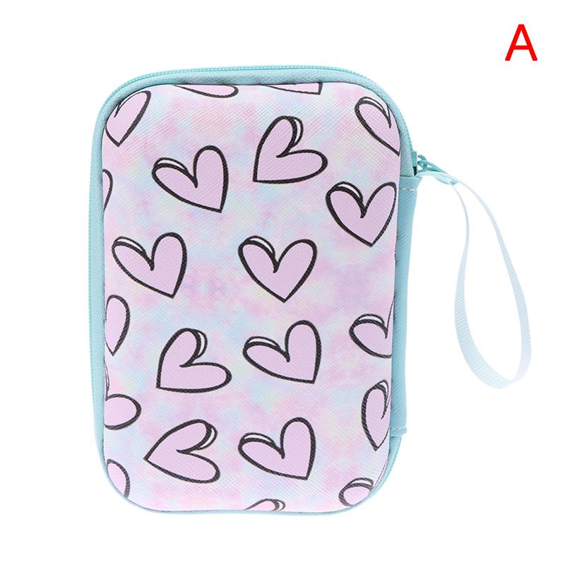 Herz Schmetterling Kopfhörer Datenkabel Aufbewahrungstaschen Ladegerät Powerbank Rechteckige Box Reißverschlusstasche Beutel