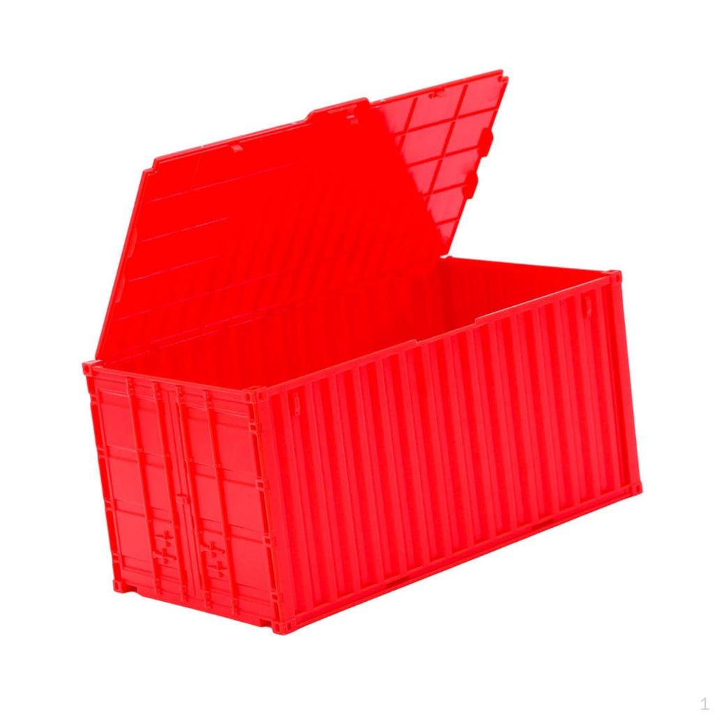 Mini Desktop Storage Box Shaped Like A Container, Large Capacity, Practical And Unique, with