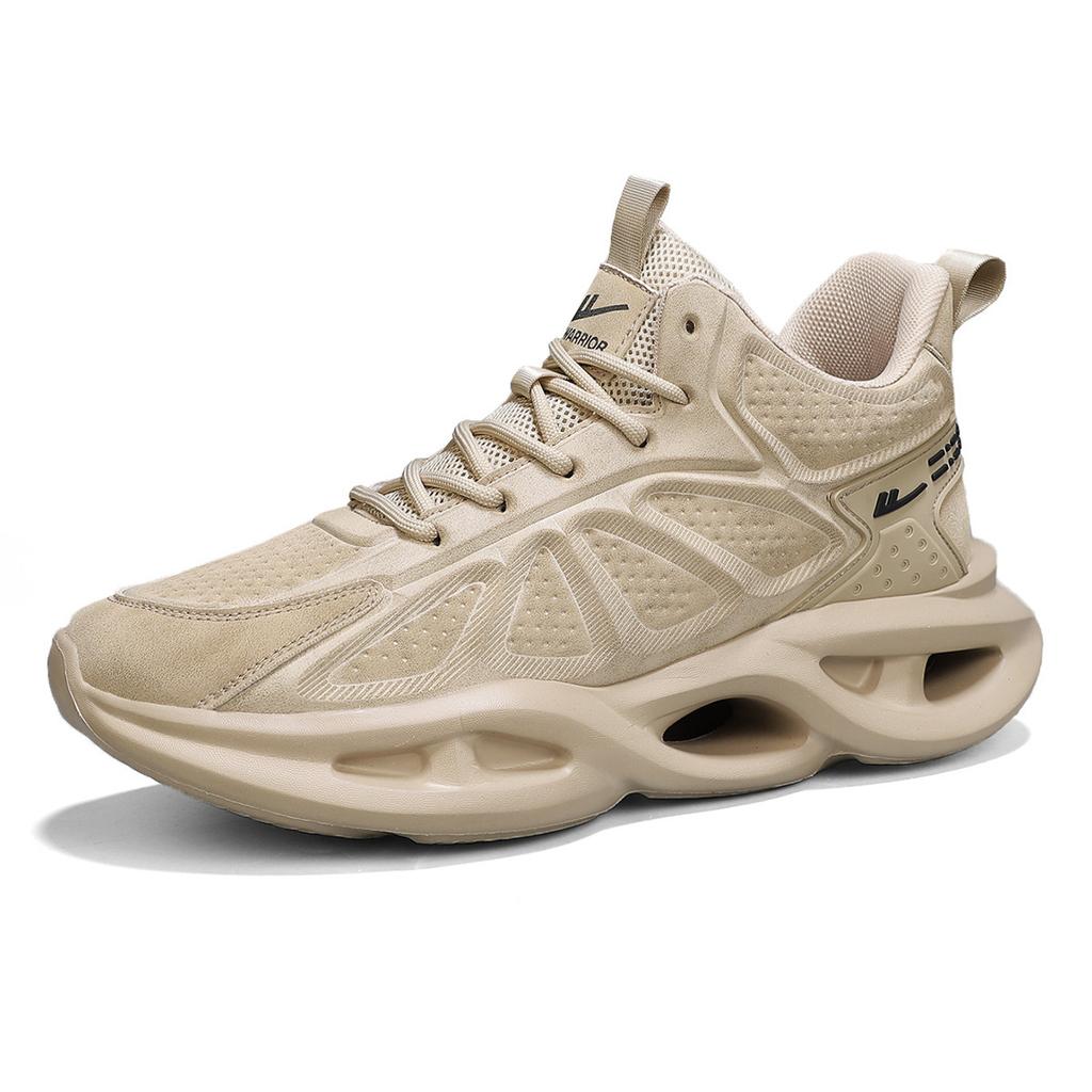 Huili's new men's lightweight and wear-resistant sports running shoes, thick-soled heightening trend men's casual dad shoes