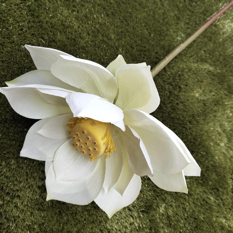 Lotus Silk Flower Simulation For Home Office Decoration And Photo Backdrops