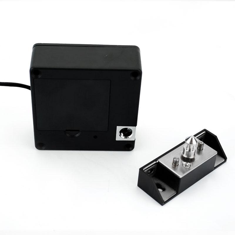 Smart RFID Invisible Cabinet Lock: Keyless Electronic Induction Security Lock for Drawers, Office Lockers, and Wardrobes (Black,Cabinet lock&Wood Door&PC) чёрный