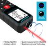 MILESEEY X5 Rechargeable Rangefinder 40M 60M 80M 100M 120M Laser Tape Measure,Trena Laser for Construction,DIY