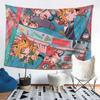 Yu-Gi-Oh! Anime Tapestry, Colorful Character Card Game Wall Hanging for Bedroom Dorm Living Room Home Decor Aesthetic Gift