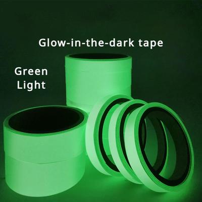 Self-adhesive Luminous Tape Fluorescent Night Glow In The Dark Sticker Warning Fluorescent Safety Tape Safety Security HomeDecor