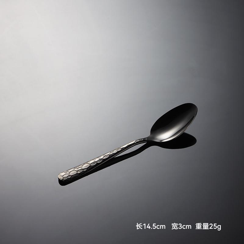 Nerezová ocel 410 vzor kapek vody nůž, vidlička a lžíce hotelový západní příbor steakový nůž a vidlička sada reliéf