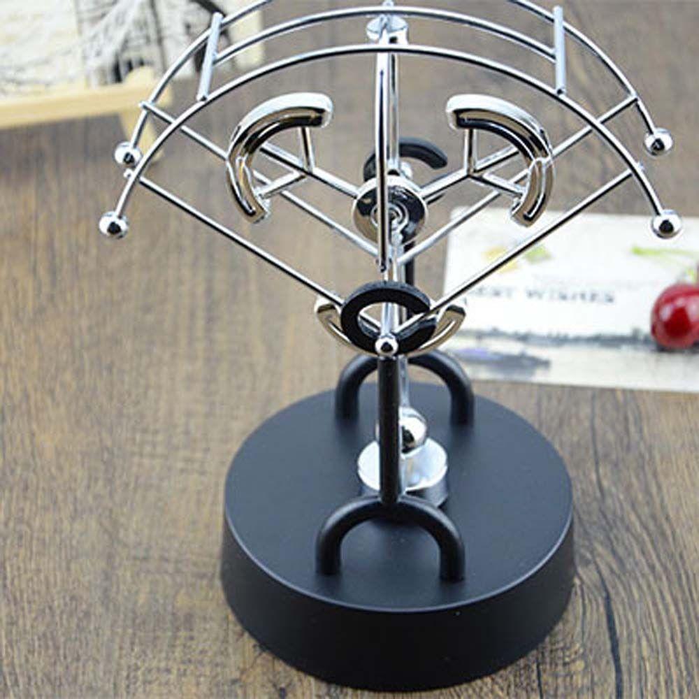 Home Decoration Pendulum Ball Figurine Rotating Perpetual Science Pendulum Toy  Living Room
