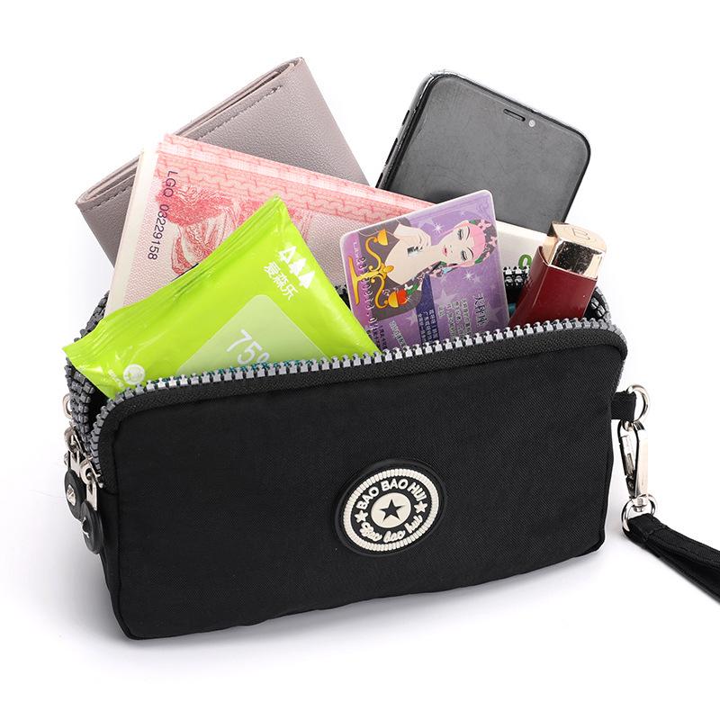 2024 Women's Mini Canvas Wristlet Bag & Coin Purse