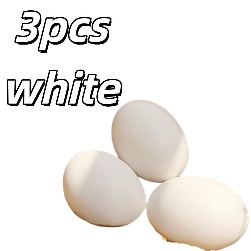 3pcs Wooden Fake Eggs for Hens – Heavy, Durable Nesting to Establish Fixed Laying Area, Coop