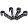 5/10Pcs Plastic Helmet Clips Attachment Head Light Clamps Black Set Headlamp Hard Hat Safety Cap Hook Outdoor Tools