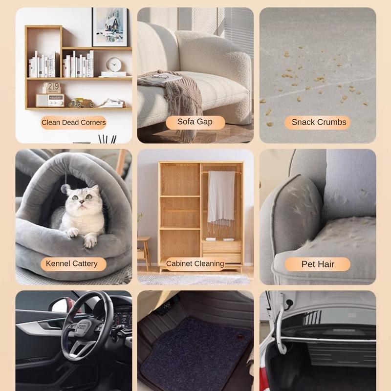 LEIBOO Car Vacuum Cleaner Portable Mini Dust Collector Dry And Wet Dual-Use Wireless Handheld Cleaning Home Appliances